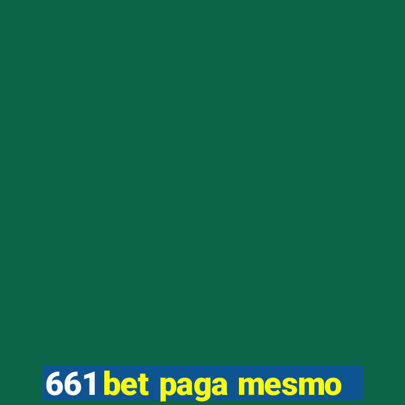 661 bet paga mesmo